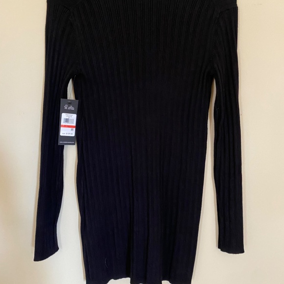 Karl Lagerfeld Paris Scalloped Trim Cardigan - Picture 7 of 11